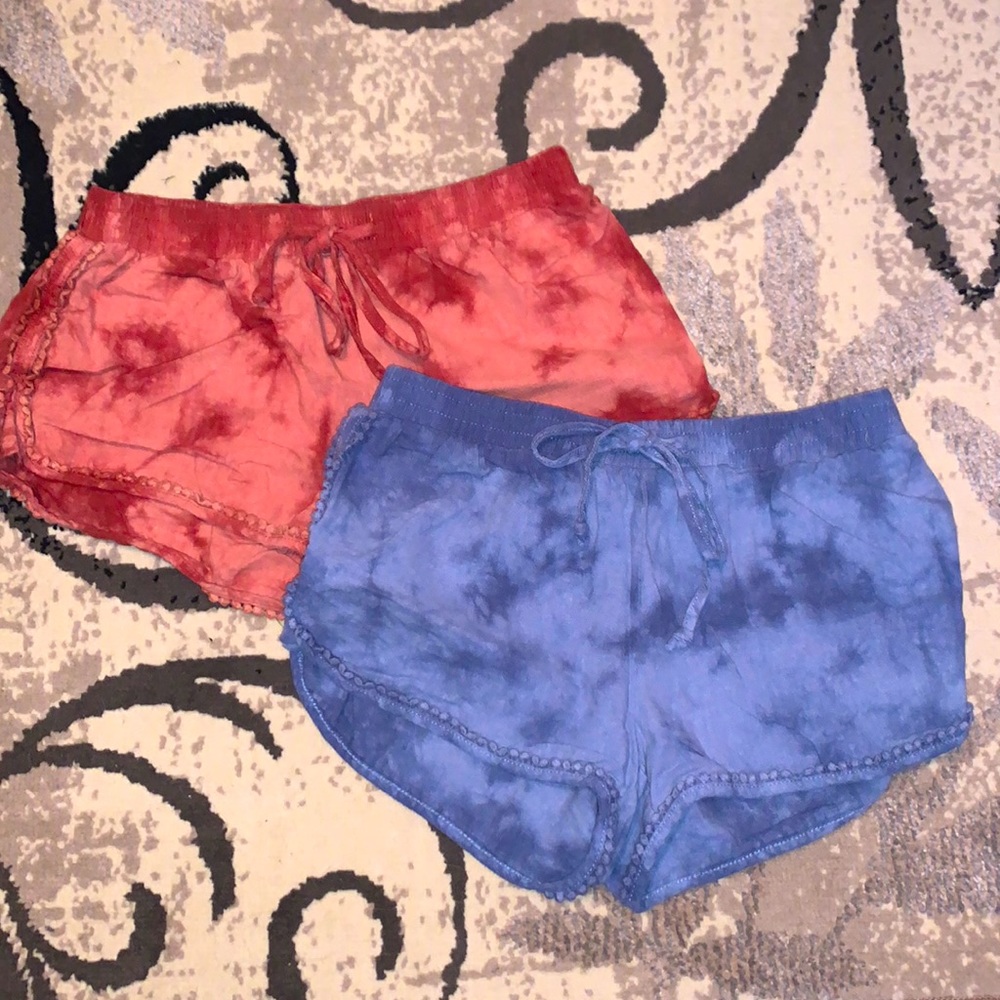 Aeropostale tie dye shorts